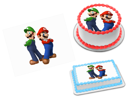 Super Mario Brothers Edible Image Frosting Sheet #1 (80+ sizes)