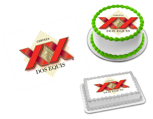 Dos Equis Edible Image Frosting Sheet #1 Topper (70+ sizes)