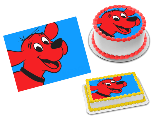 Clifford the Big Red Dog Edible Image Frosting Sheet #1 Topper (70+ sizes)