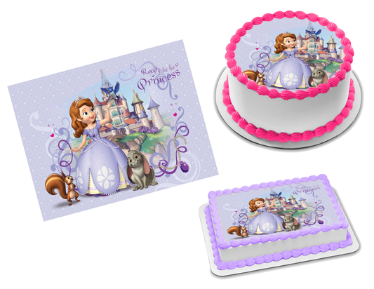 Sofia the First Edible Image Frosting Sheet #1 (70+ sizes)