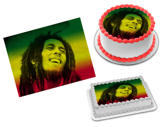 Bob Marley Edible Image Frosting Sheet #1 Topper (70+ sizes)