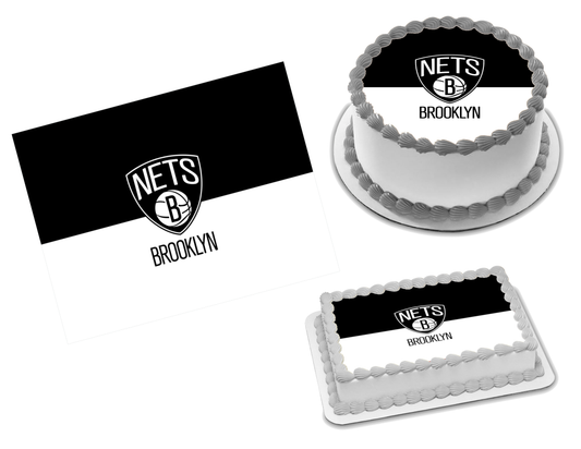 Brooklyn Nets Edible Image Frosting Sheet #1 Topper (70+ sizes)