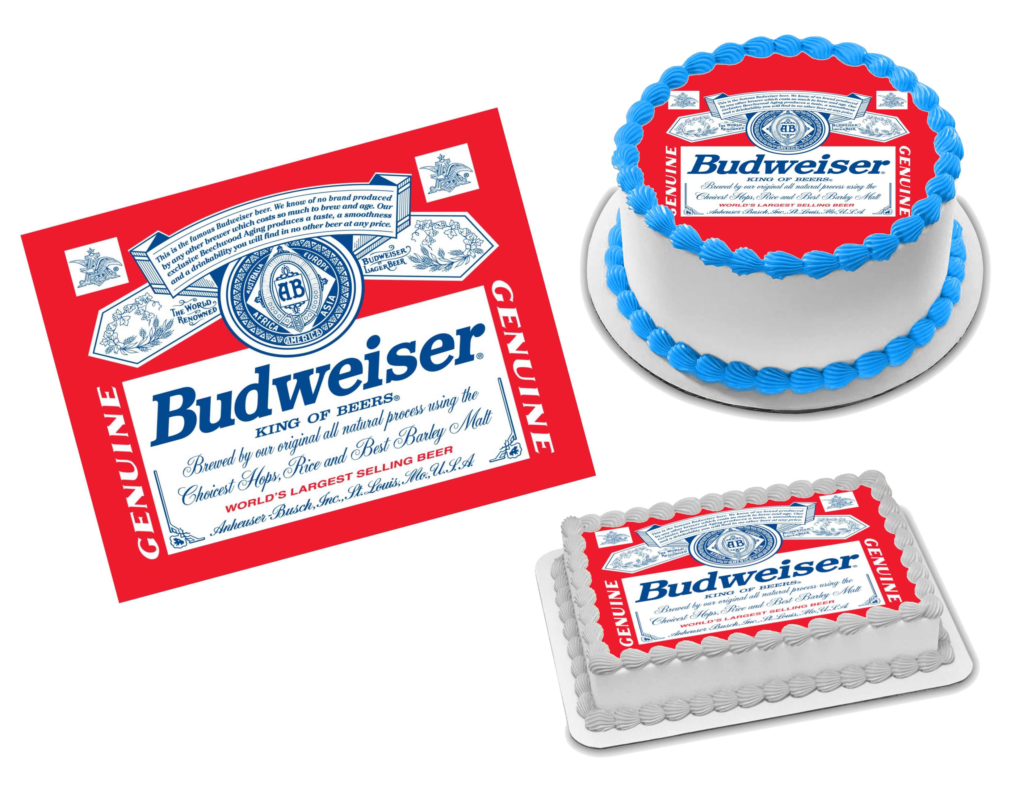 Budweiser Beer, Cans (Pack of 6)