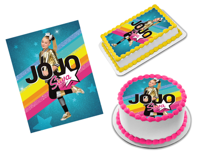 JoJo Siwa Edible Image Frosting Sheet #10 (70+ sizes)