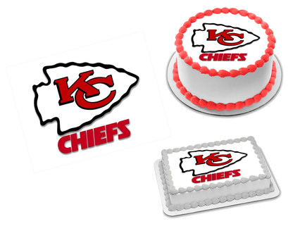 Kansas City Chiefs Edible Image Frosting Sheet #10 (80+ sizes)