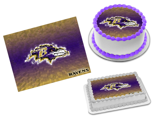 Baltimore Ravens Edible Image Frosting Sheet #10 Topper (70+ sizes)