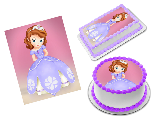 Sofia the First Edible Image Frosting Sheet #10 (70+ sizes)