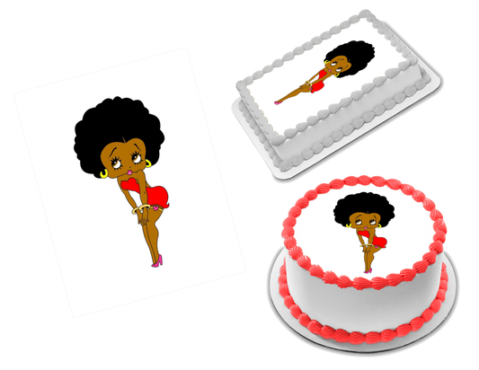 Betty Boop Edible Image Frosting Sheet #100 Topper (70+ sizes)