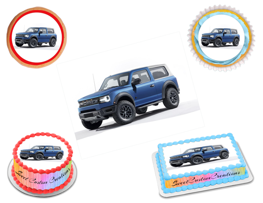 Ford Bronco Edible Image Frosting Sheet #10 (70+ sizes)