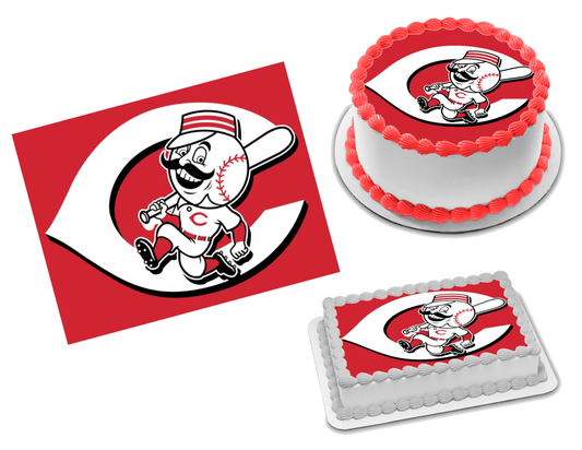 Cincinnati Reds Edible Image Frosting Sheet #11 Topper (70+ sizes)