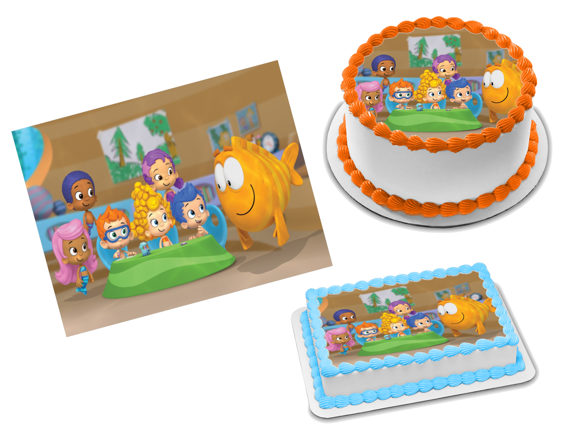 Bubble Guppies Edible Image Frosting Sheet #11 Topper (70+ sizes)