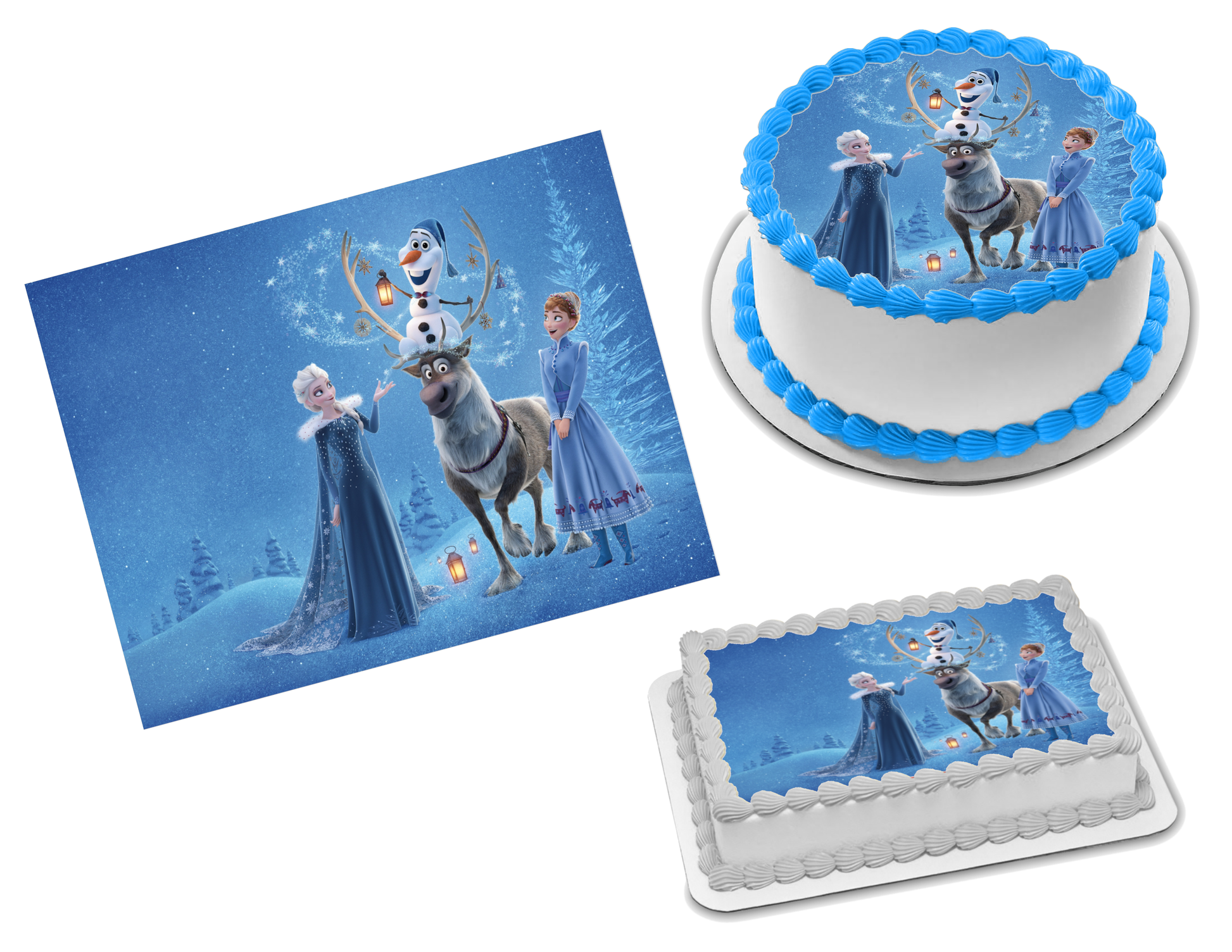 Frozen 2 Edible Image Frosting Sheet #11 Topper (70+ different sizes)