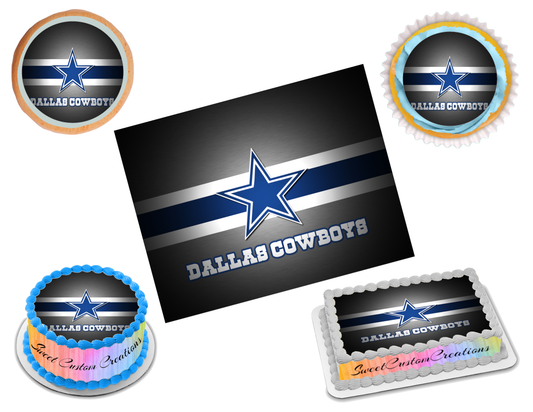 Dallas Cowboys Edible Image Frosting Sheet #11 Topper (70+ sizes)