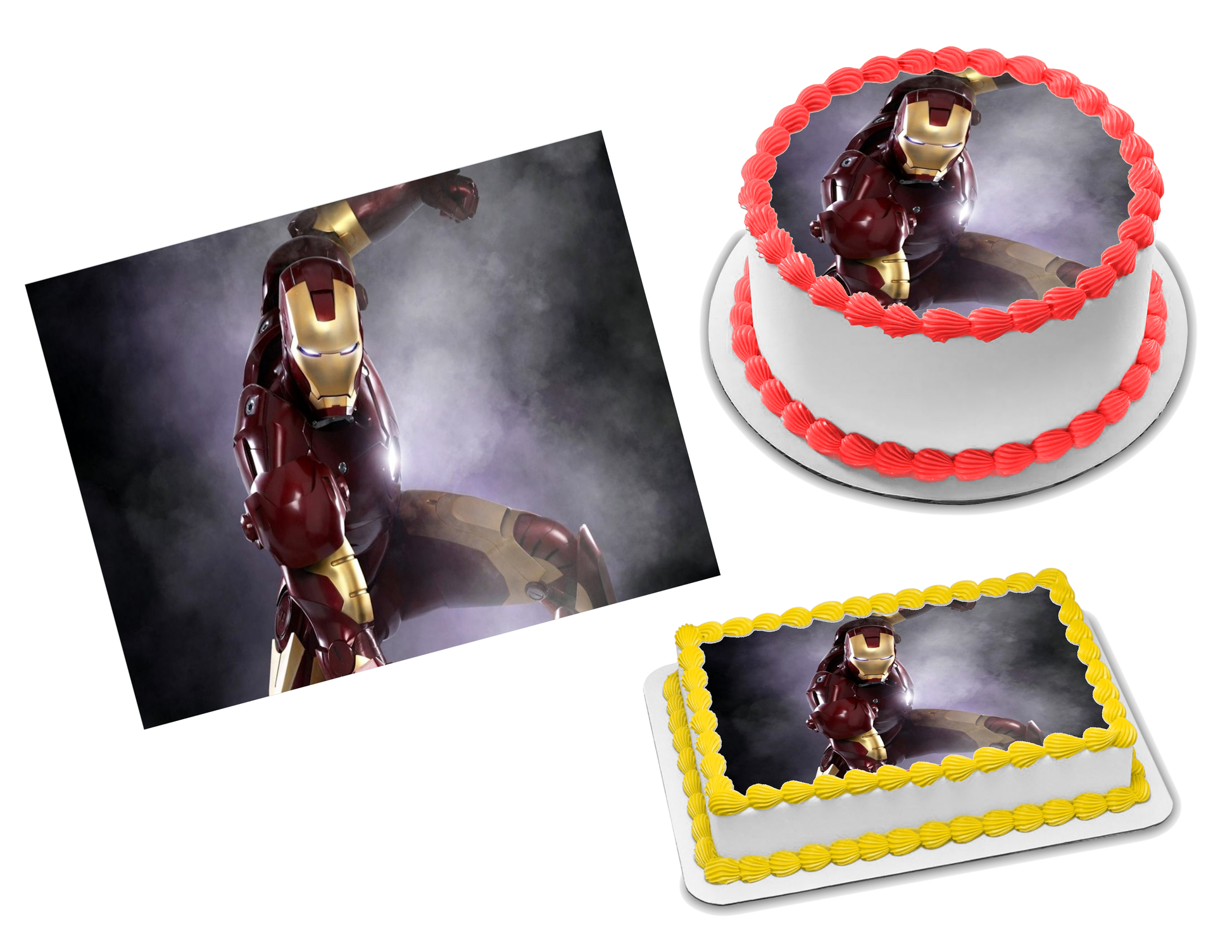 Iron Man Edible Image Frosting Sheet #12 (70+ sizes)