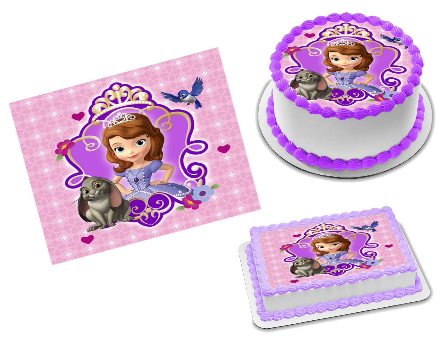 Sofia the First Edible Image Frosting Sheet #12 (70+ sizes)