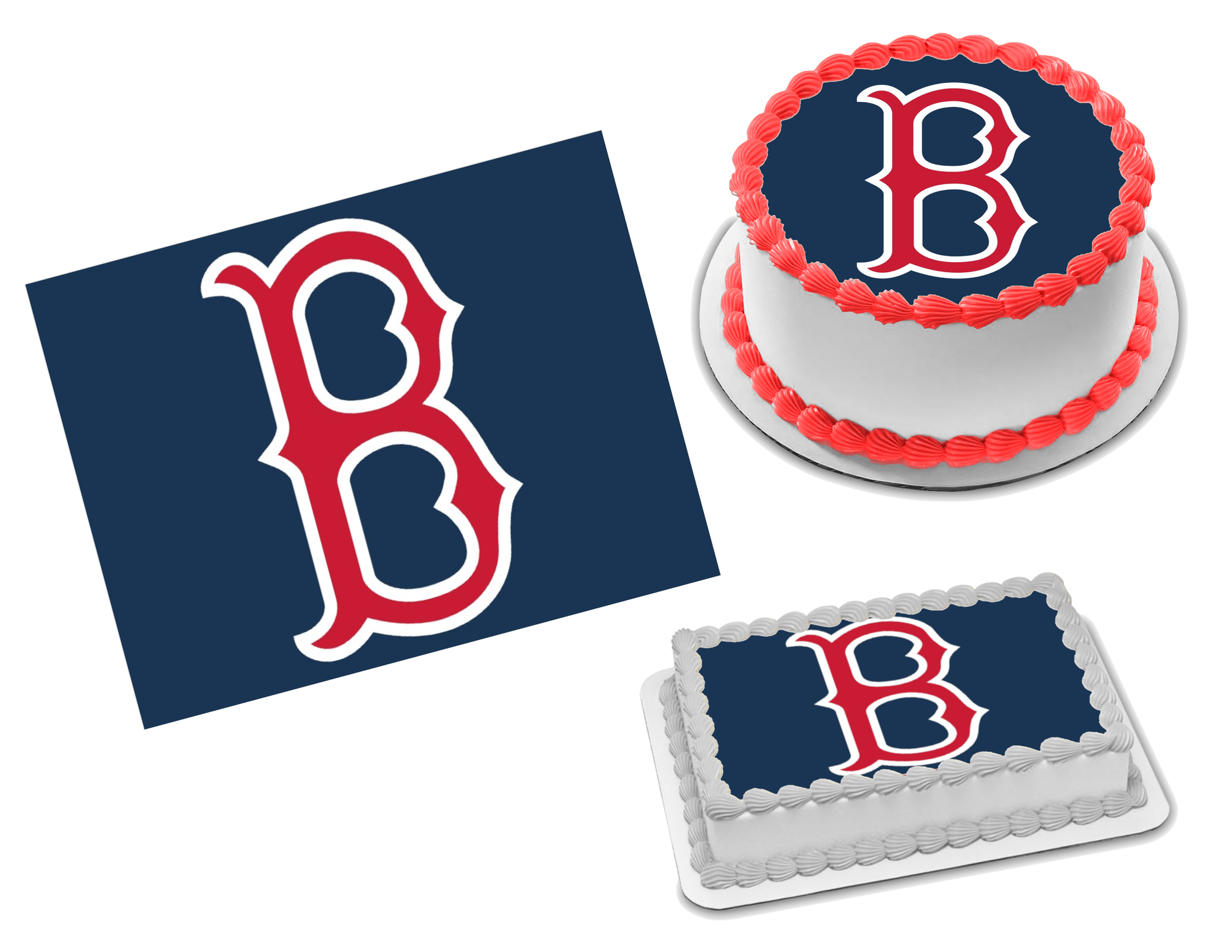 Boston Red Sox Custom MLB Baseball 8x10 Picture Frame Kit (Multiple Colors)