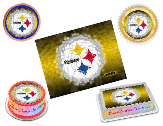 Pittsburgh Steelers Edible Image Frosting Sheet #12 (70+ sizes)