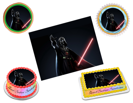 Darth Vader Star Wars Edible Image Frosting Sheet #12 (70+ sizes)