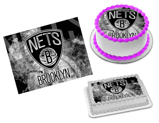 Brooklyn Nets Edible Image Frosting Sheet #13 Topper (70+ sizes)