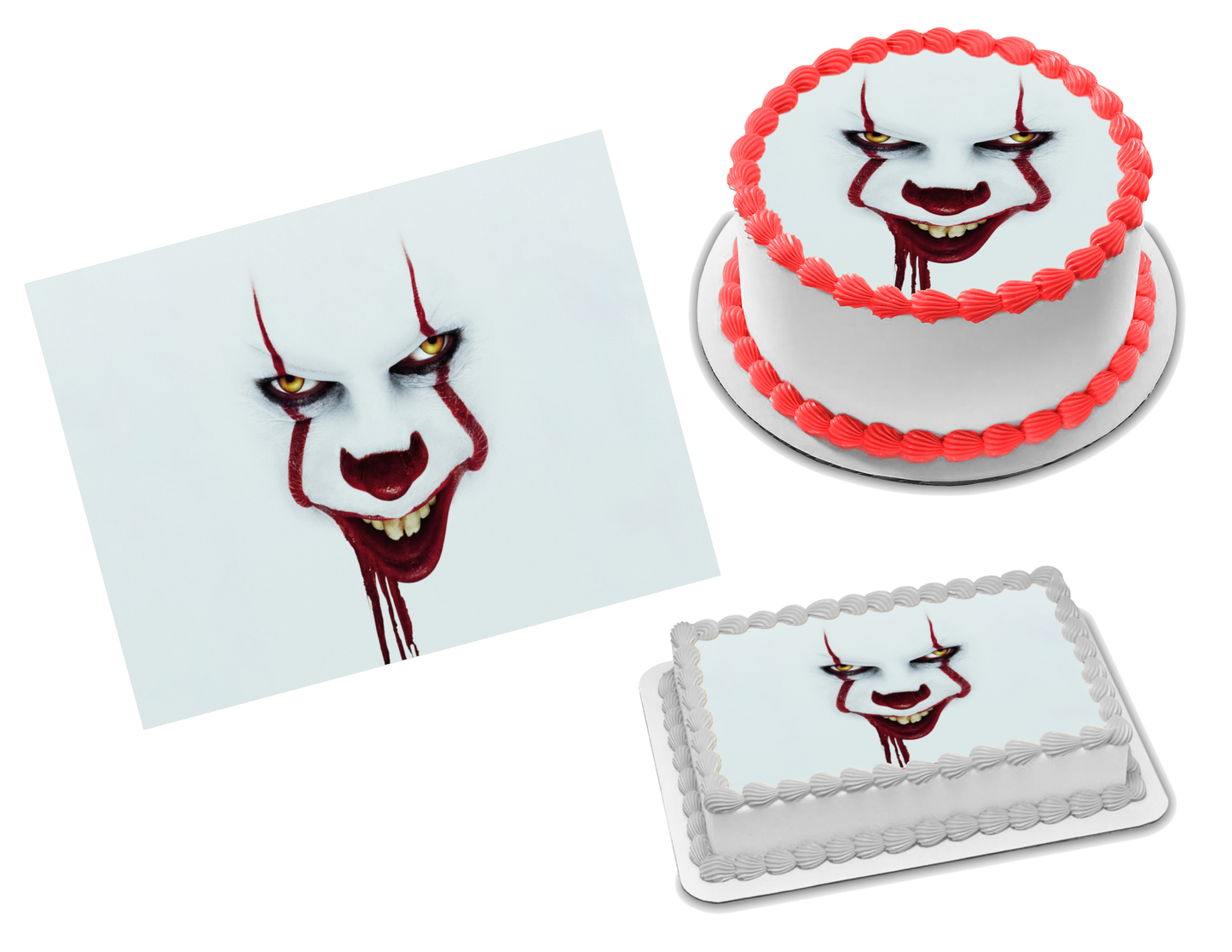 It Movie Pennywise Edible Image Frosting Sheet #13 (70+ sizes)