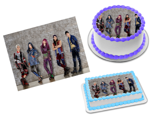 Descendants Edible Image Frosting Sheet #13 Topper (70+ sizes)