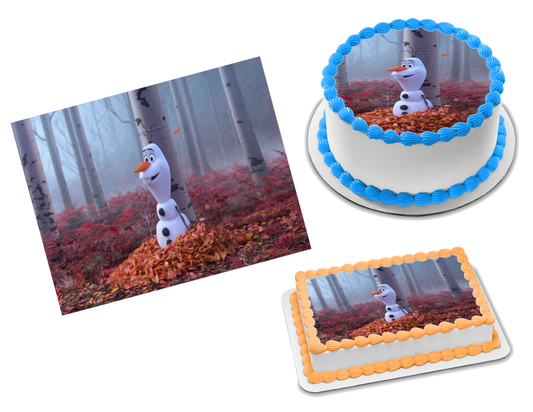 Frozen 2 Olaf Edible Image Frosting Sheet #13 Topper (70+ sizes)