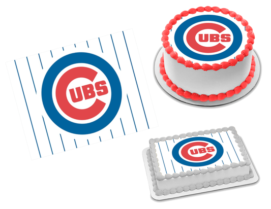 Chicago Cubs Edible Image Frosting Sheet #13 Topper (70+ sizes)