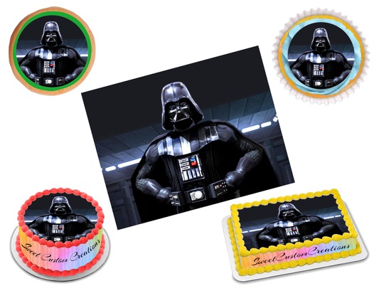 Darth Vader Star Wars Edible Image Frosting Sheet #13 (70+ sizes)