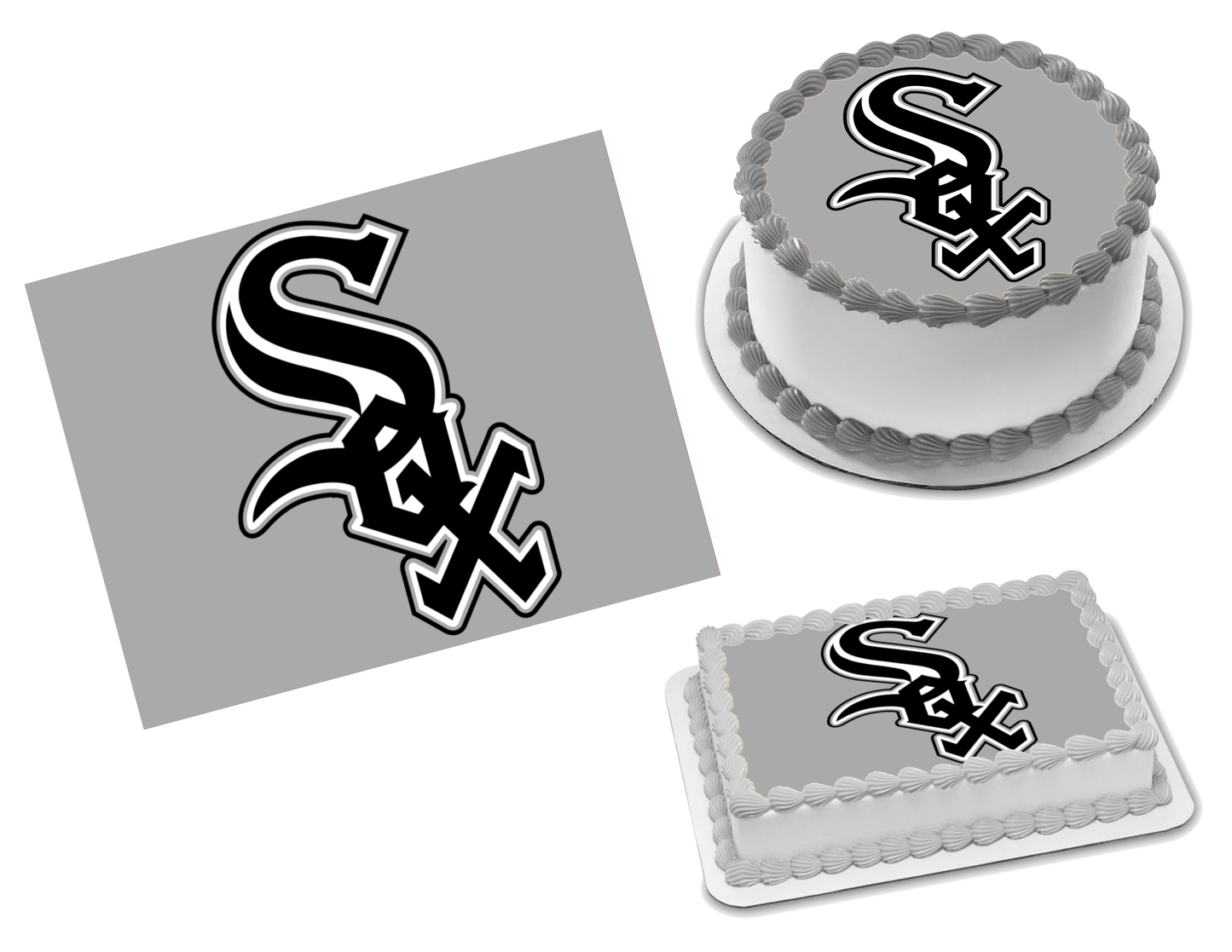 Chicago White Sox Edible Image Frosting Sheet #14 Topper (70+ sizes)