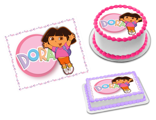 Dora the Explorer Edible Image Frosting Sheet #14 Topper (70+ sizes)