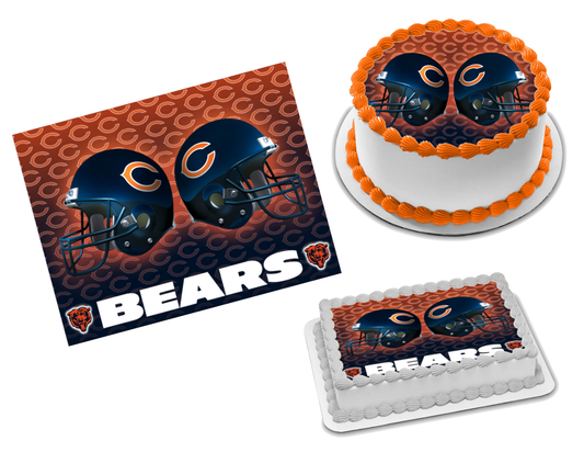 Chicago Bears Edible Image Frosting Sheet #14 Topper (70+ sizes)