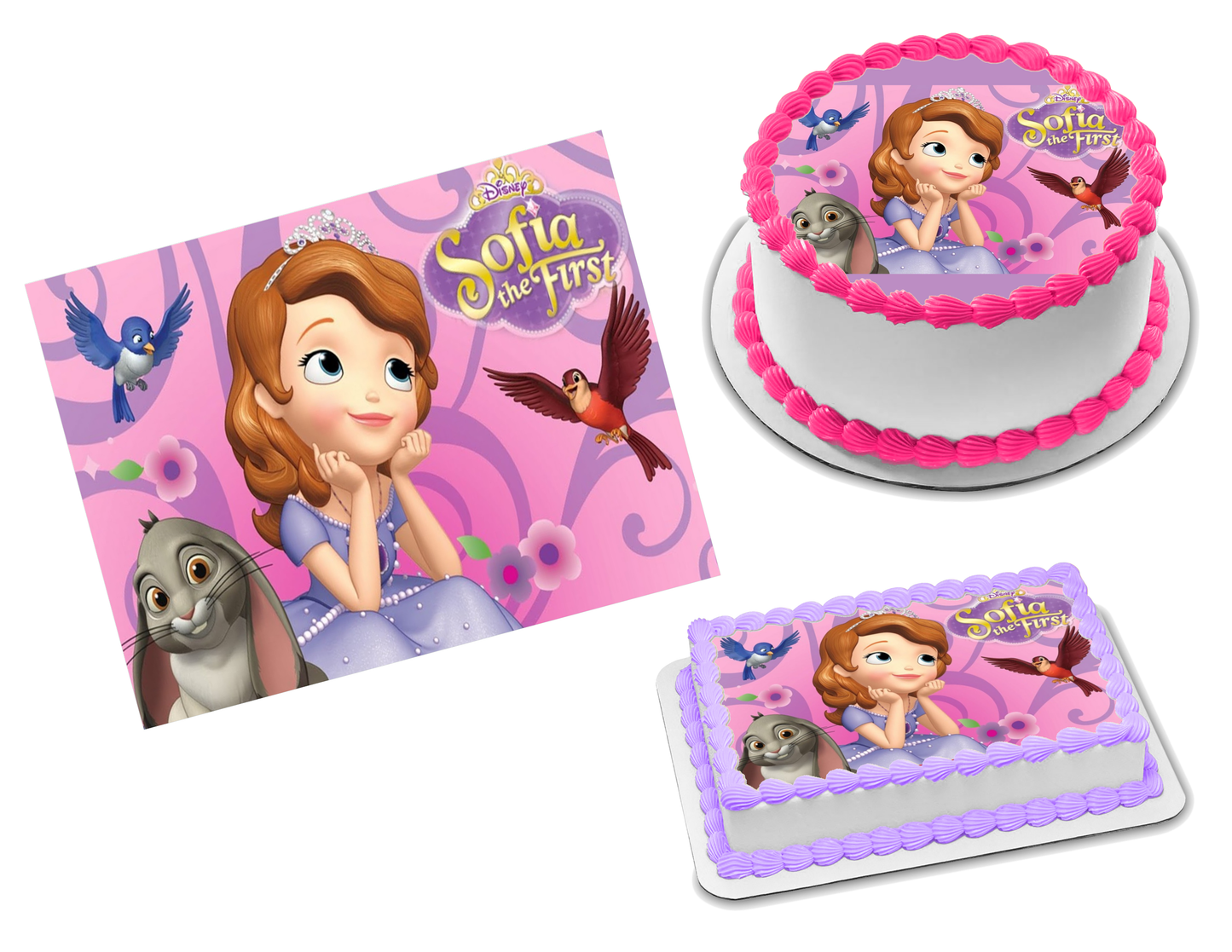 Sofia the First Edible Image Frosting Sheet #14 (70+ sizes)