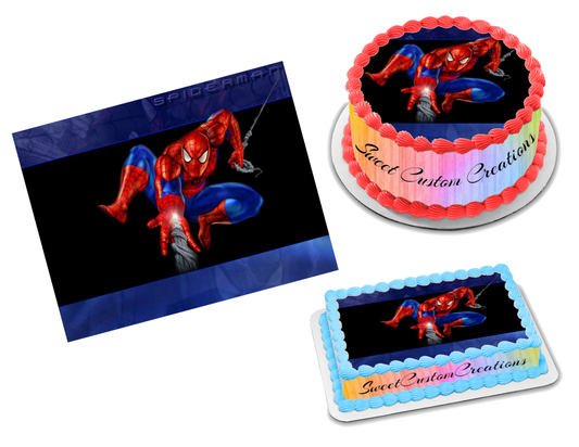 Spiderman Edible Image Frosting Sheet #14 (70+ sizes)