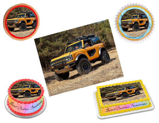 Ford Bronco Edible Image Frosting Sheet #14 (70+ sizes)