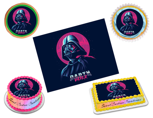 Darth Vader Star Wars Edible Image Frosting Sheet #14 (70+ sizes)