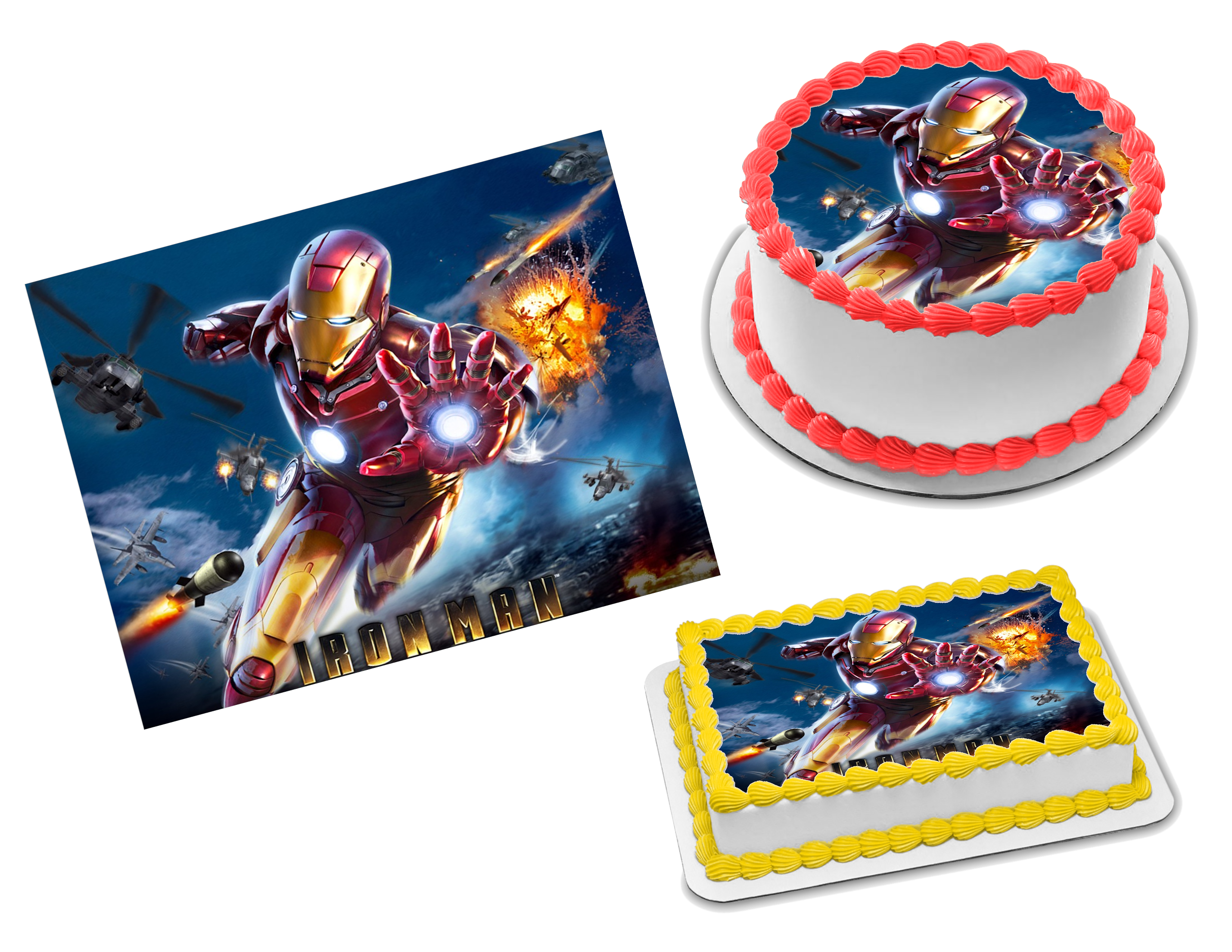 Ironman Avengers Cake, A Customize Avengers cake