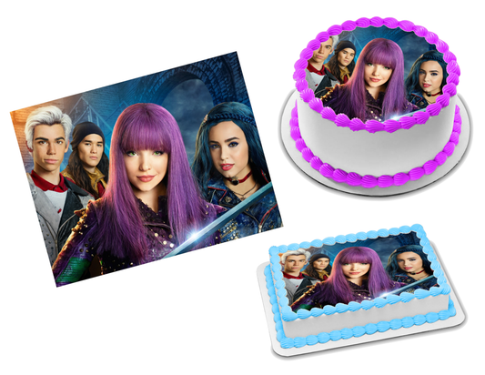 Descendants Edible Image Frosting Sheet #15 Topper (70+ sizes)