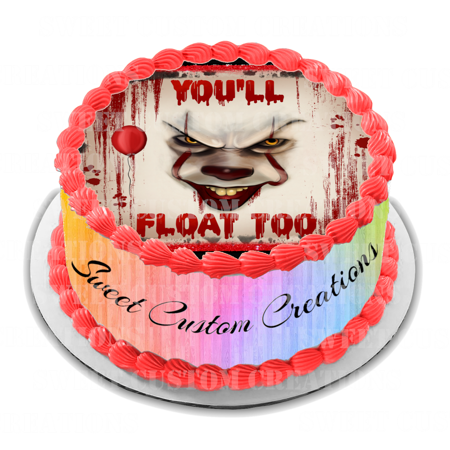 It Movie Pennywise Edible Image Frosting Sheet #16 (70+ sizes)