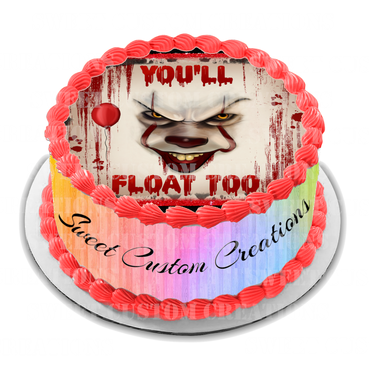 It Movie Pennywise Edible Image Frosting Sheet #16 (70+ sizes)