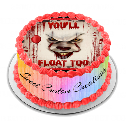 It Movie Pennywise Edible Image Frosting Sheet #16 (70+ sizes)