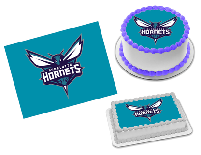 Charlotte Hornets Edible Image Frosting Sheet #16 Topper (70+ sizes)