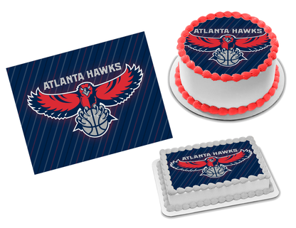 Atlanta Hawks Edible Image Frosting Sheet #16 Topper (70+ sizes)