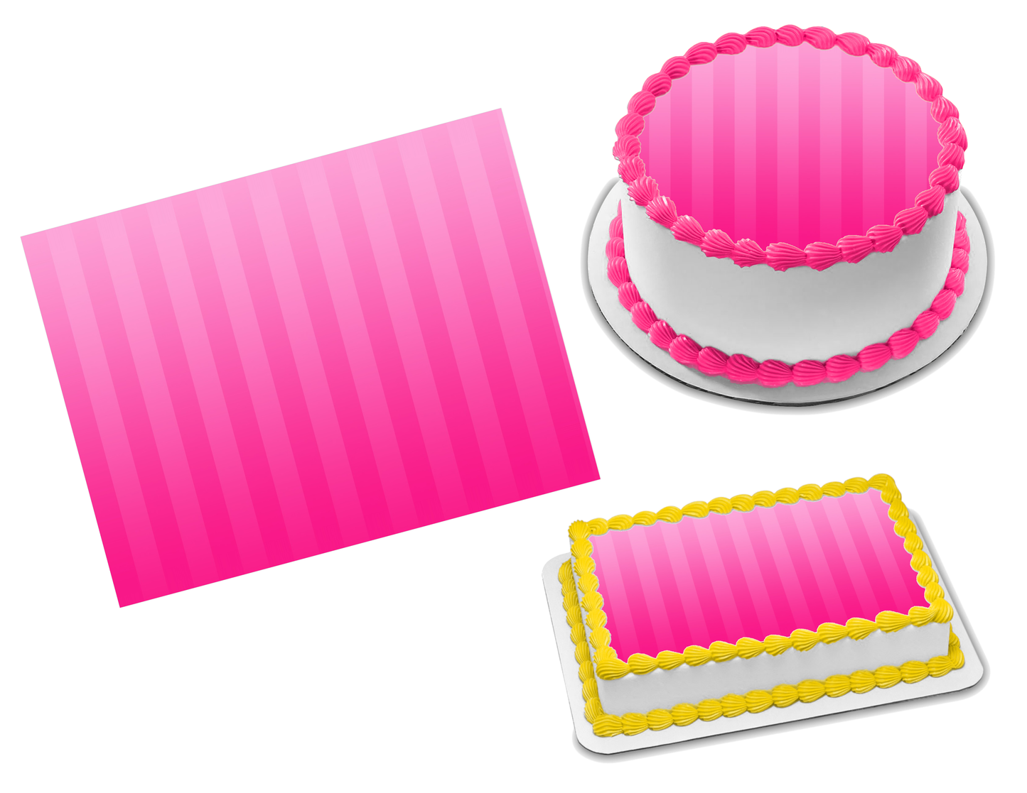 Victoria's Secret Pink Edible Image Frosting Sheet #16 (70+ sizes)