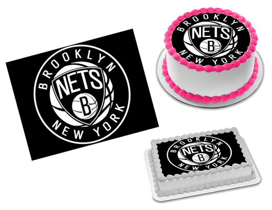 Brooklyn Nets Edible Image Frosting Sheet #16 Topper (70+ sizes)