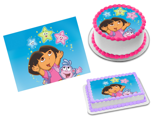 Dora the Explorer Edible Image Frosting Sheet #16 Topper (70+ sizes)