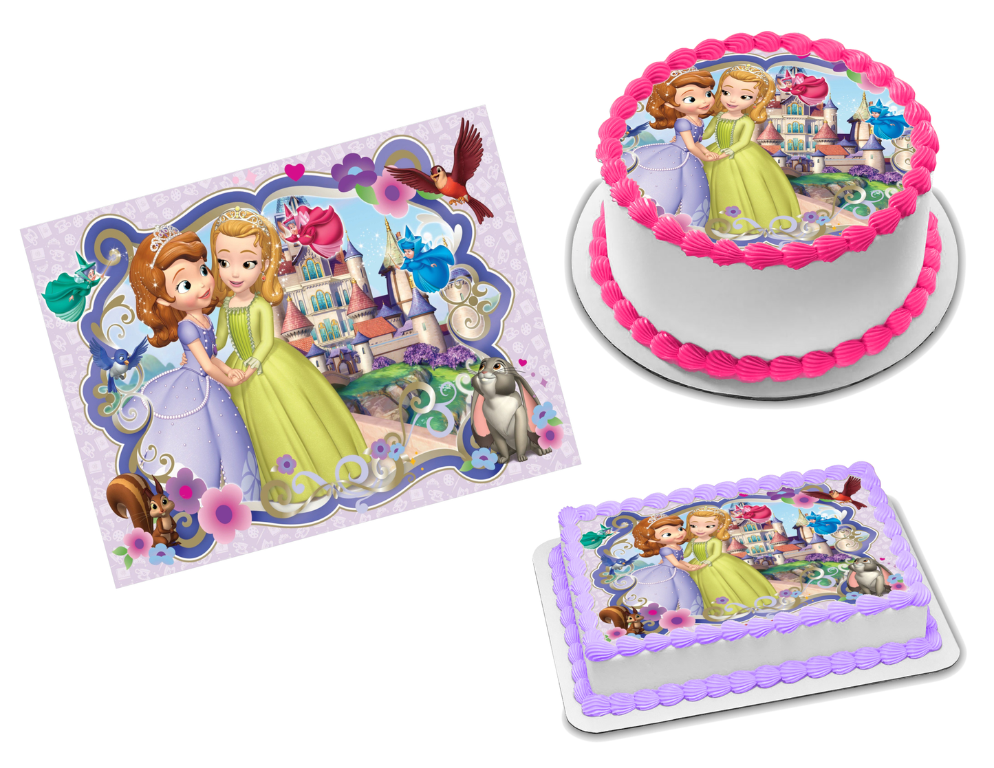 Sofia the First Edible Image Frosting Sheet #16 (70+ sizes)