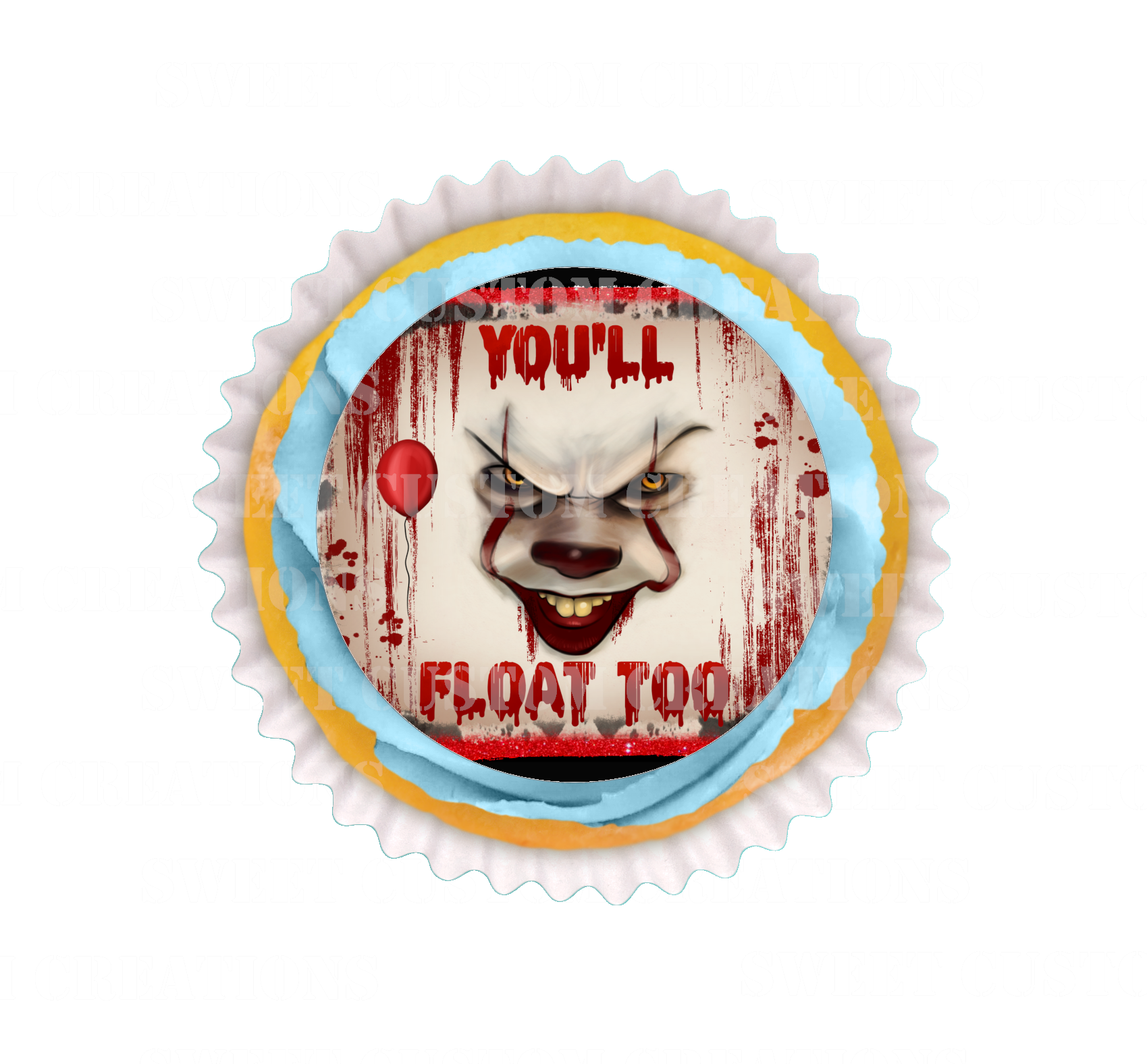 It Movie Pennywise Edible Image Frosting Sheet #16 (70+ sizes)