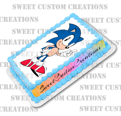 Sonic the Hedgehog Edible Image Frosting Sheet #17 (70+ sizes)