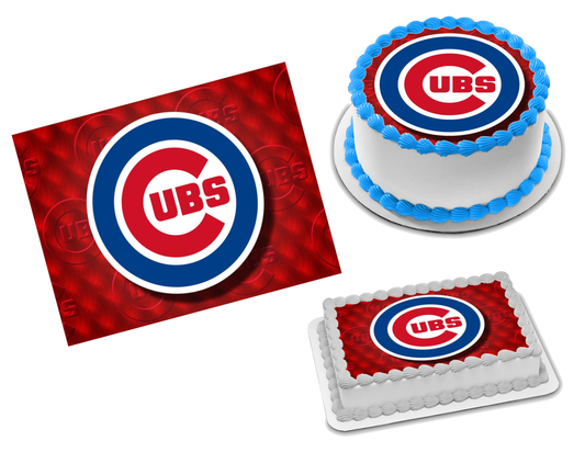 Chicago Cubs Edible Image Frosting Sheet #17 Topper (70+ sizes)