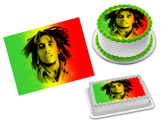 Bob Marley Edible Image Frosting Sheet #17 Topper (70+ sizes)
